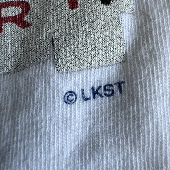 Vintage Oneita Hand Over The Chocolate T Shirt White Mens SM Single Stitch - Picture 3 of 9